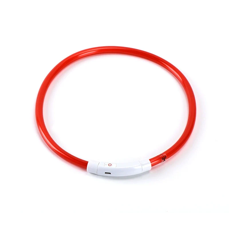 Dog Luminous Collar Night Walking Dog Luminous Night Light Big and Small Dogs Anti-Lost Charging Pet Collar Collar