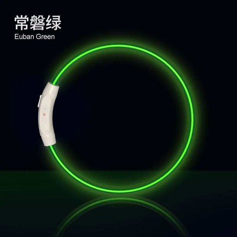 Dog Luminous Collar Night Walking Dog Luminous Night Light Big and Small Dogs Anti-Lost Charging Pet Collar with Light