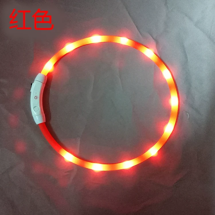 Teddy Rechargeable Luminous Golden Retriever Samoyed Dog Collar