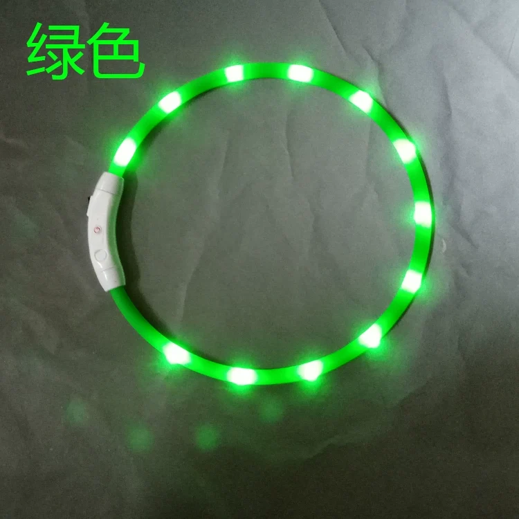Teddy Rechargeable Luminous Golden Retriever Samoyed Dog Collar