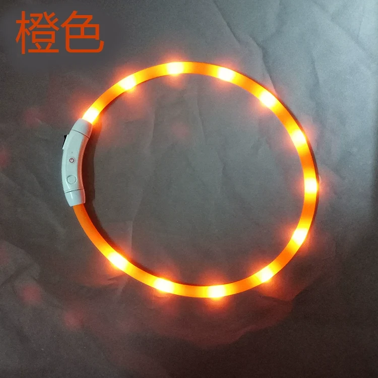Teddy Rechargeable Luminous Golden Retriever Samoyed Dog Collar