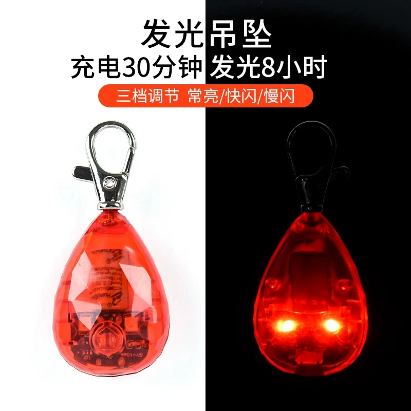 Dog Luminous Collar Large Dog Collar Luminous Dog Walking Light Anti-Lost Small Size Dogs Teddy Pet Collar Pendant