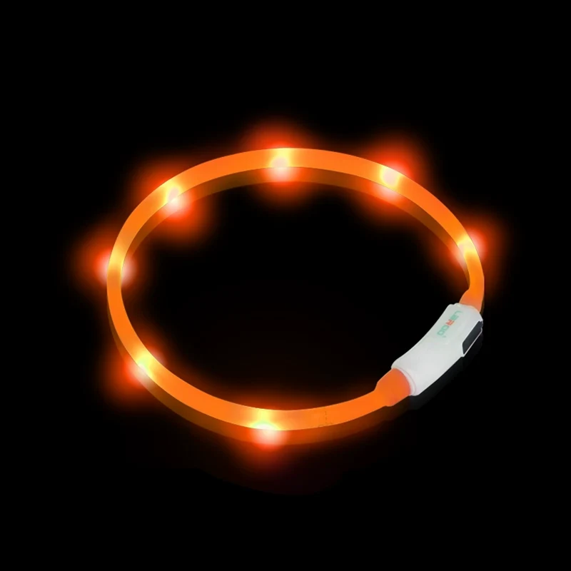 Laroo Leno F31 Dog Luminous Collar Night Walking Dog Anti-Lost Charging Large, Medium and Small Dogs Luminous Collar