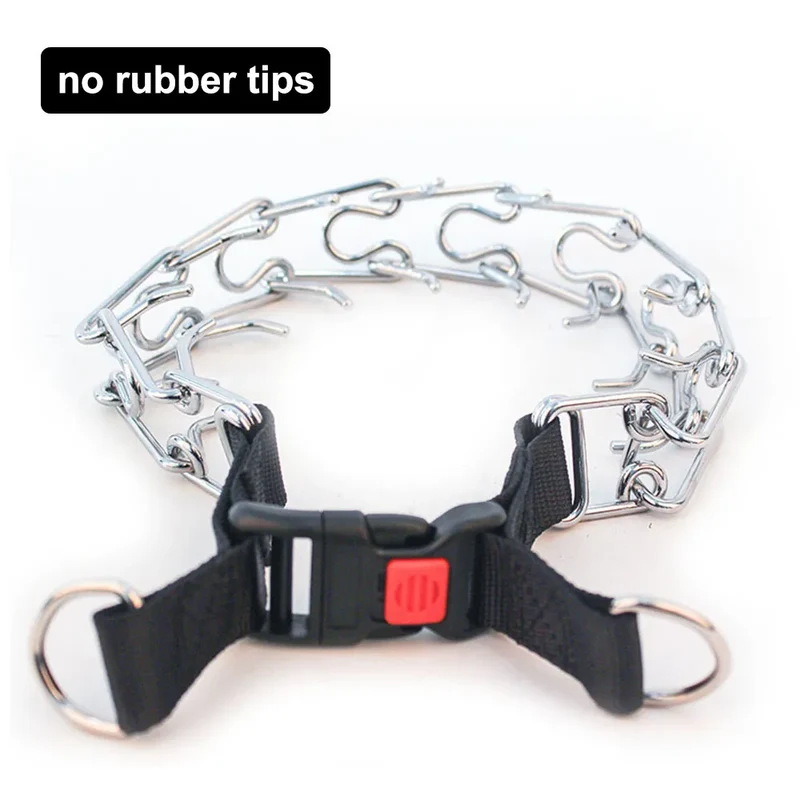 Prong Collar for Dogs No Pull Choke Collar Pinch Dog Training Collar & Dog Walking Collar Stainless Steel Metal Dog Choker Chain