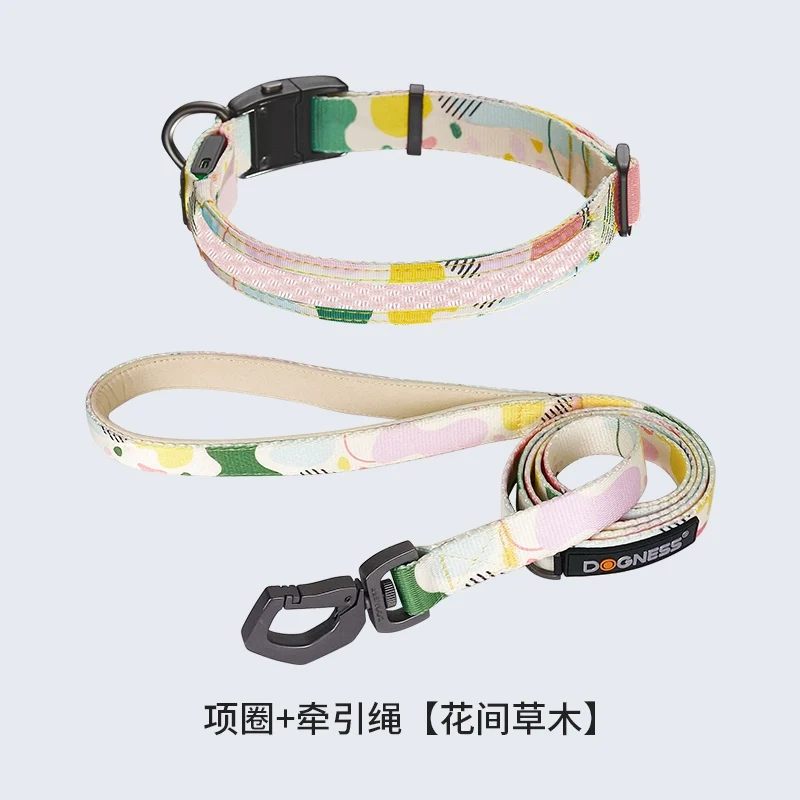 Donis Dog Hand Holding Rope Led Luminous Collar Collar Size Medium-Sized Dog Anti-off Anti-Lost Pet USB Charging