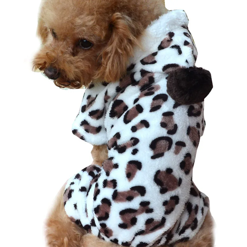 The New Autumn And Winter Snowflake Soft Fleece Dog Clothes Pet Dress Pattern Coral Velvet Deer Christmas Puppy Coat Four Ha
