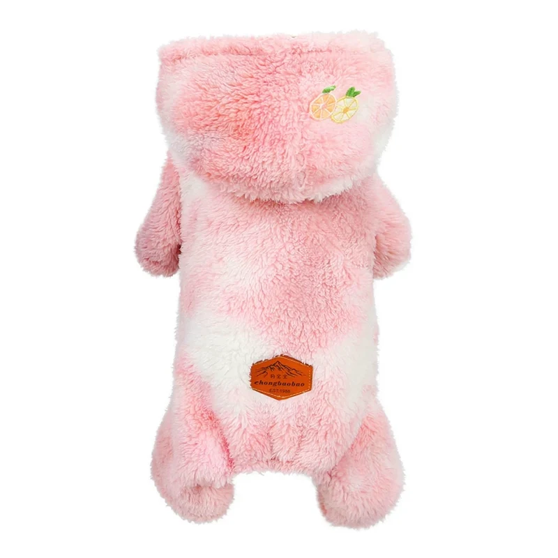Winter Dog Clothes For Small Dogs Dog Jacket Thicken Warm Fleece Puppy Pet Coat Fur Hooded Jacket Jumpsuit Chihuahua Clothing