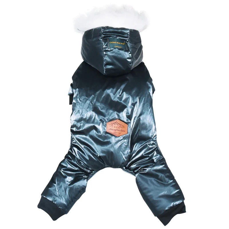 Winter Dog Clothes For Small Dogs Dog Jacket Thicken Warm Fleece Puppy Pet Coat Fur Hooded Jacket Jumpsuit Chihuahua Clothing
