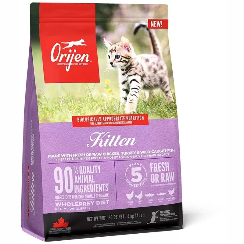 Orijen Kitten Cibo Secco Per Gattini Sacco 1,8 Kg
