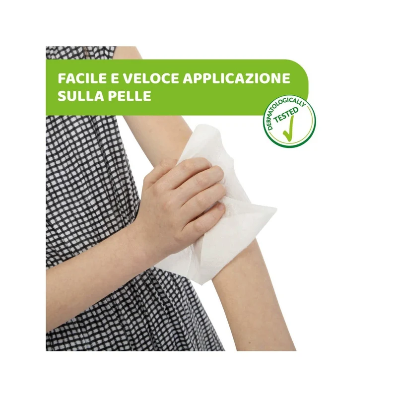 Chicco Salviette Antizanzare Protettivo&Rinfrescante 20 Pezzi 2Anni+