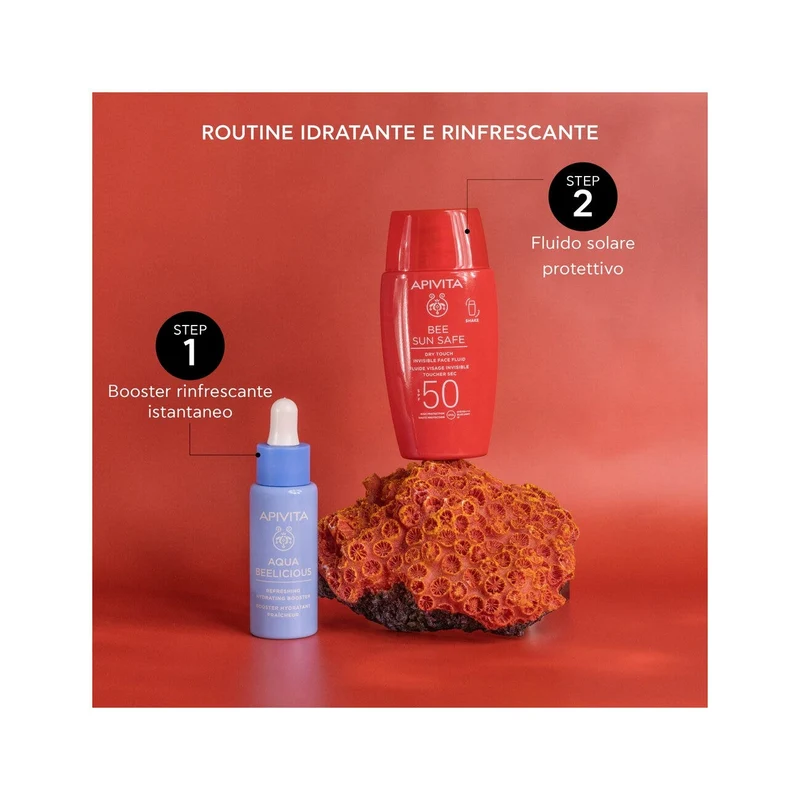 Apivita Bee Sun Safe Dry Touch Fluido Viso Invisibile SPF50 50ml