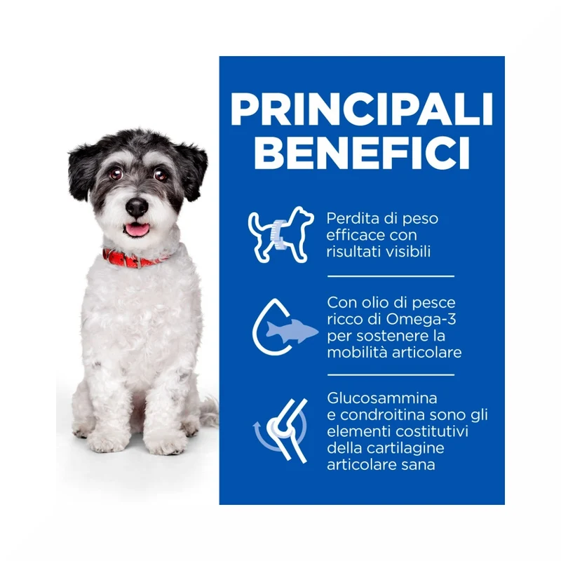 Hill's Science Plan Perfect Weight & Active Mobility Adult Crocchette Con Pollo Per Cani Taglia Piccola Sacco 1,5 kg