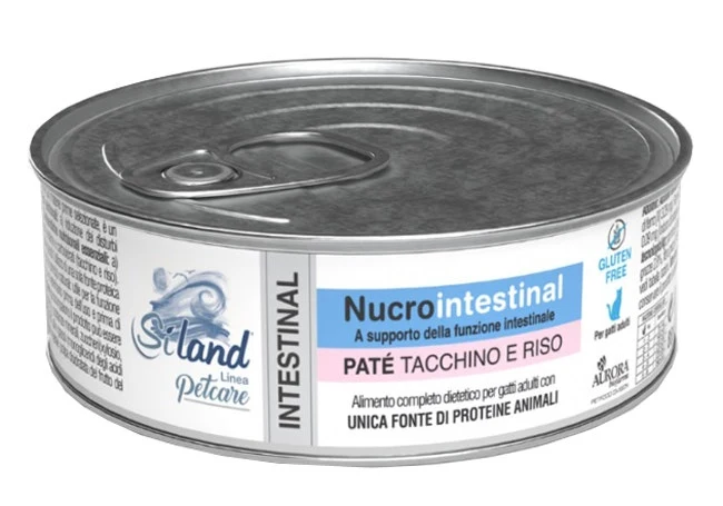 Siland Nucrointestinal Adult Paté Tacchino e Riso Per Gatti 85g