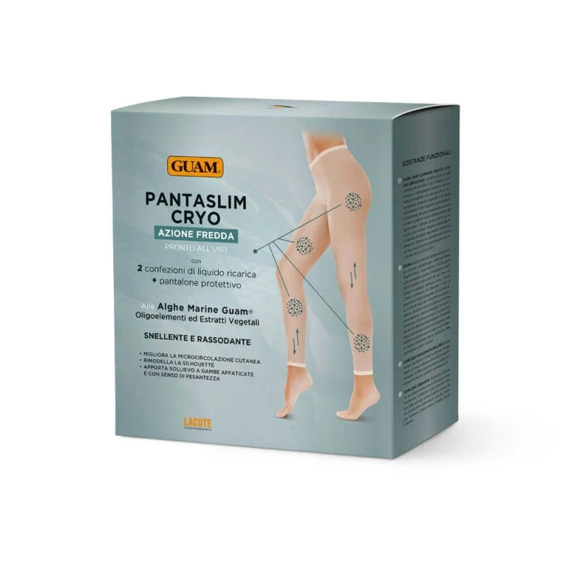 Guam Pantaslim Cryo + 2 Buste Liquido Ricarica + Pantalone Protettivo