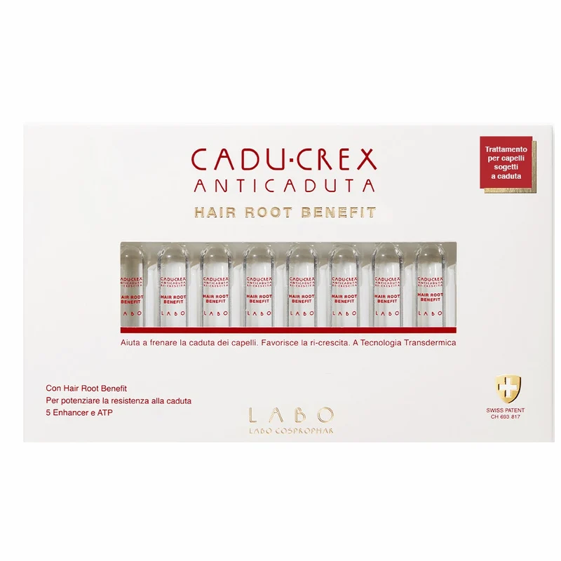 Cadu-Crex Anticaduta Hair Root Benefit Caduta Iniziale Uomo 40 Fiale