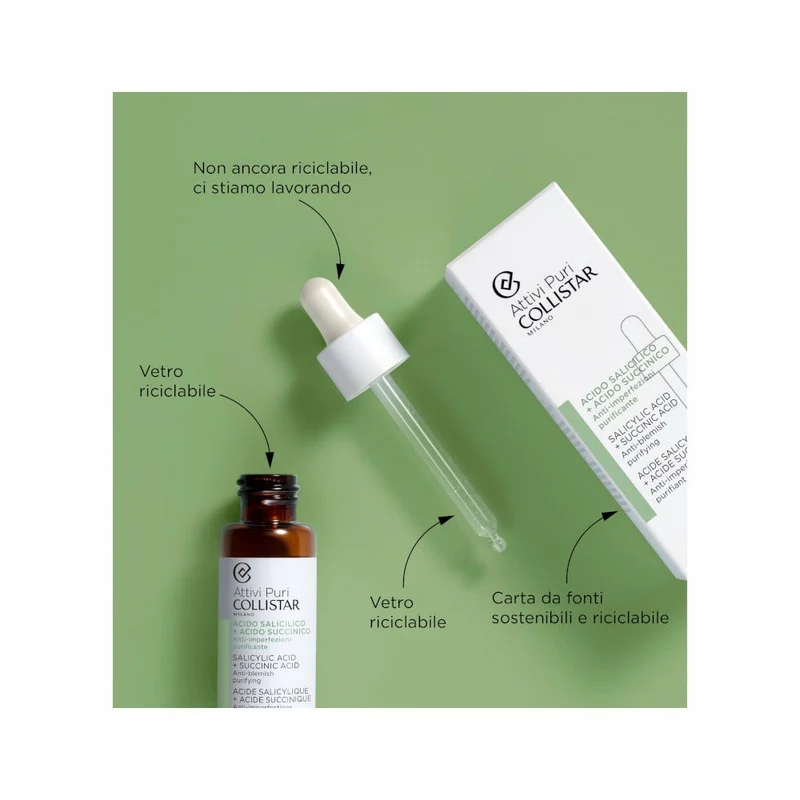 Collistar Attivi Puri Lozione Acido Salicilico + Acido Succinico 30ml