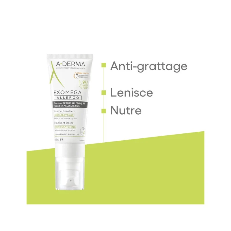 A-Derma Exomega Allergo Balsamo Emolliente 40ml