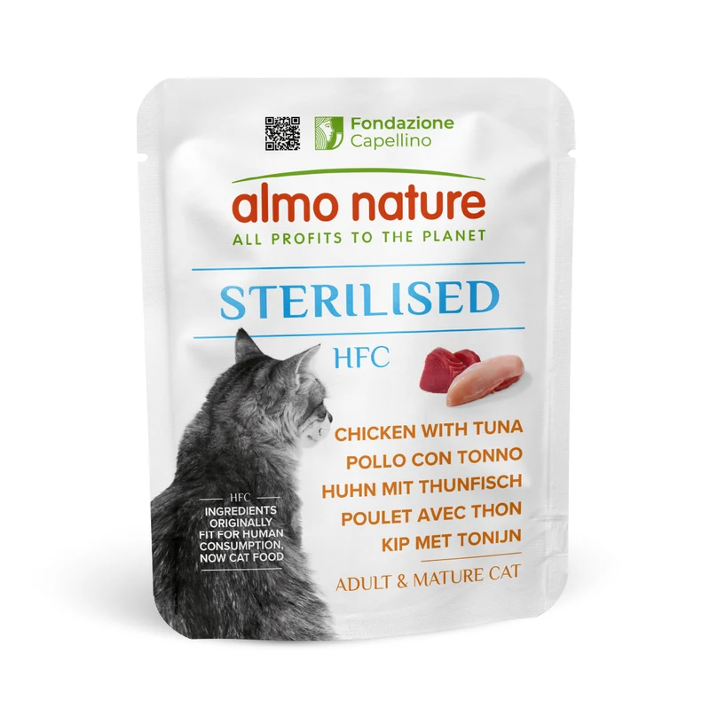 Almo Nature HFC Sterilised Cats - Pollo con Tonno 50g