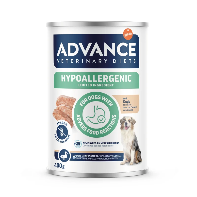 Advance Veterinary Diets Hypoallergenic Duck 400g Lattina