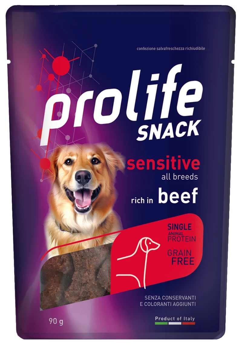 Prolife Sensitive Grain Free Snack Manzo 90g