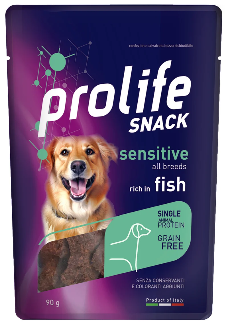 Prolife Snack Sensitive Grain Free Pesce 90g