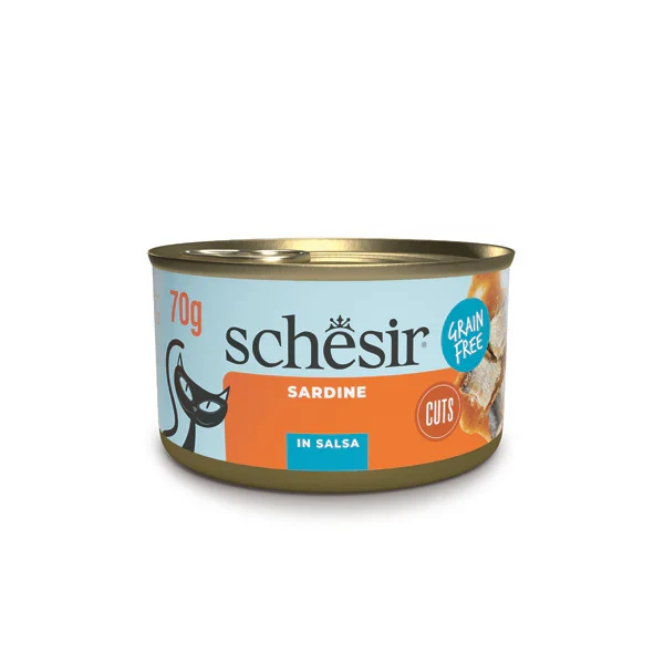 Schesir Filetti di Sardine in Salsa Gatto Adulto 70 g