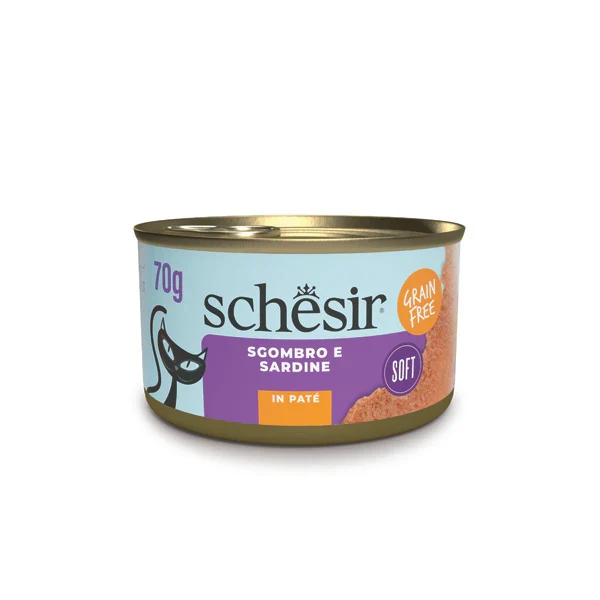 Schesir Sgombro e Sardine Paté Gatto Adulto 70 g