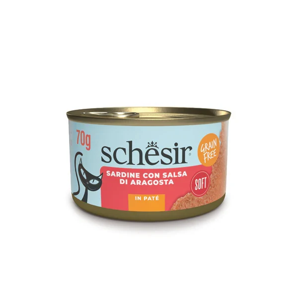 Schesir Sardine con Salsa di Aragosta Paté Gatto 70 g