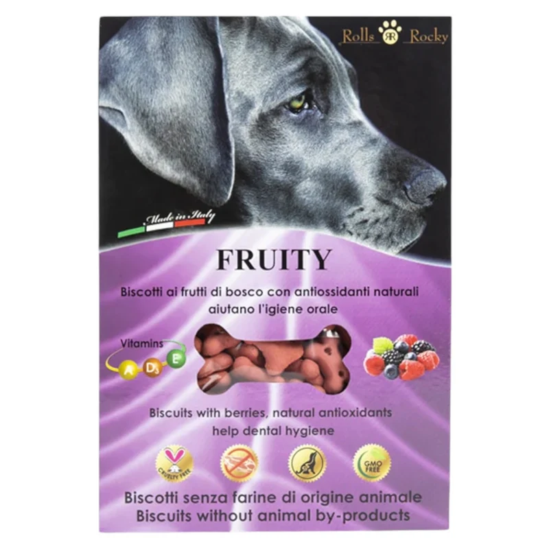 ROLLS ROCKY Biscotti Cane Fruity 300Gr