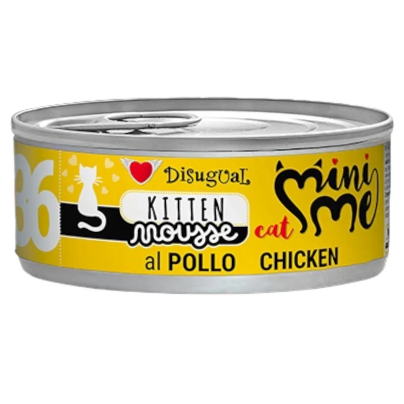 DISUGUAL Gatto Kitten Mini Me 36 Mousse al Pollo 85gr