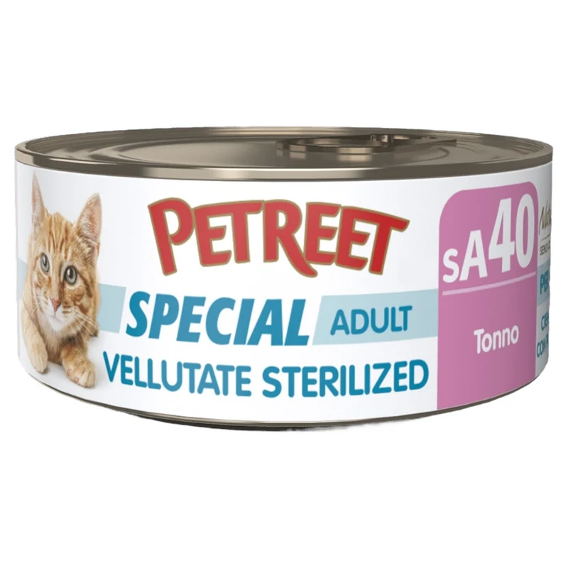 PETREET SA40 Cat Sterilised Vellutata Tonno 70Gr