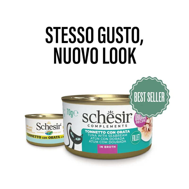 Schesir Tonnetto con Orata in Brodo 70 g