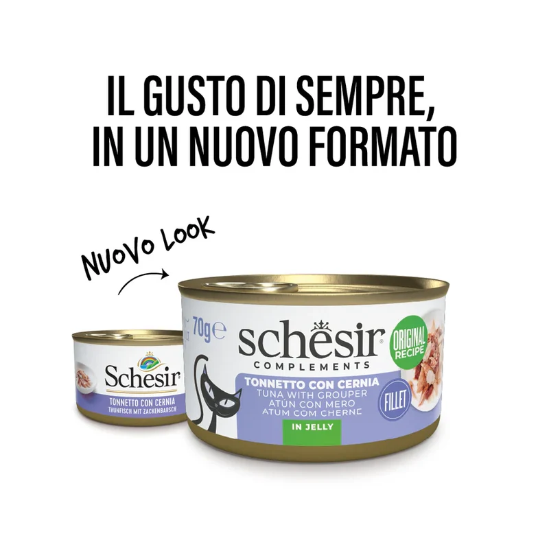 Schesir Tonnetto con Cernia in Gelatina 70 g