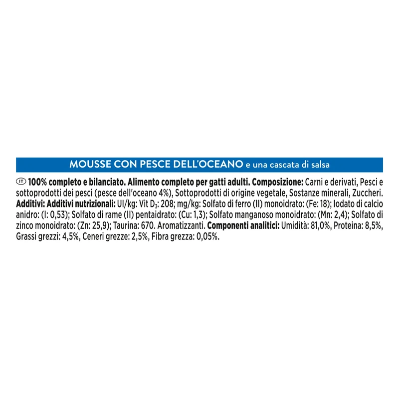 Gourmet Revelations Mousse Pesce dell’Oceano 4x57 g