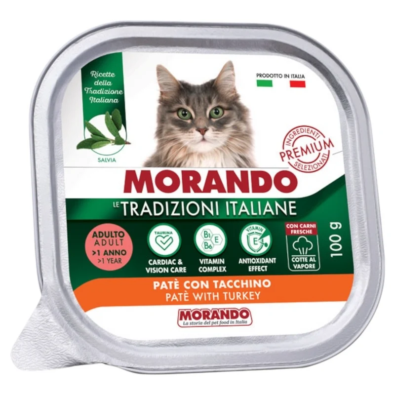 MORANDO Cat Patè con Tacchino 100gr