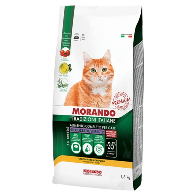 MORANDO Cat Sterilised Pollo 1,5Kg