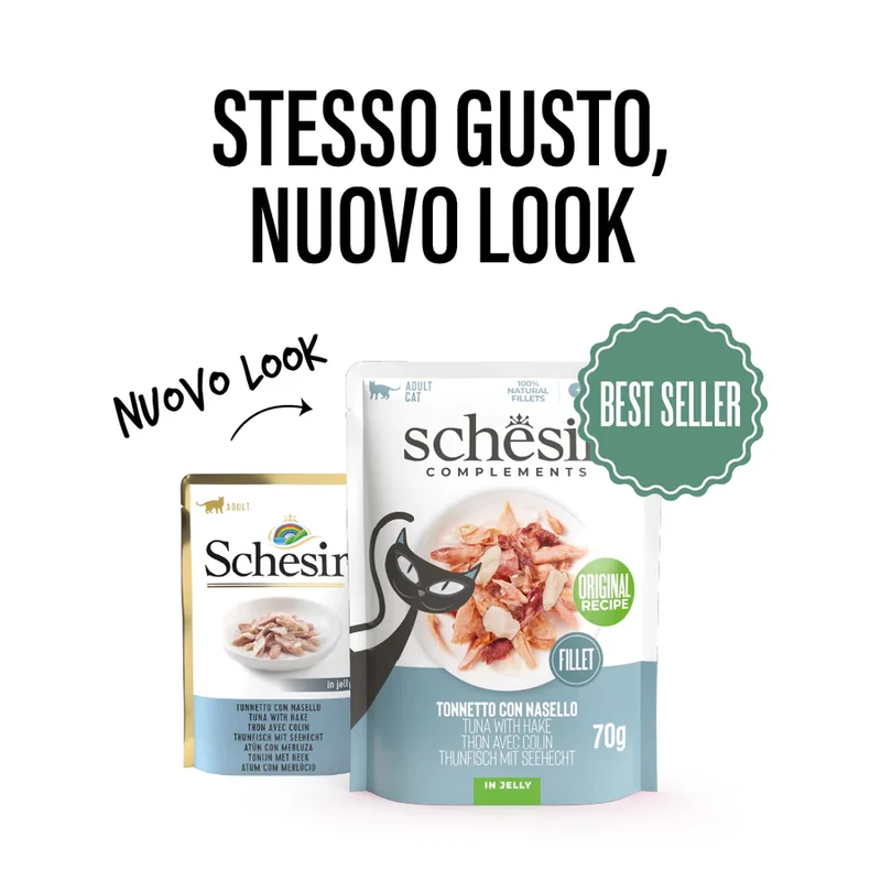 Schesir Tonnetto con Nasello in Gelatina 70 g