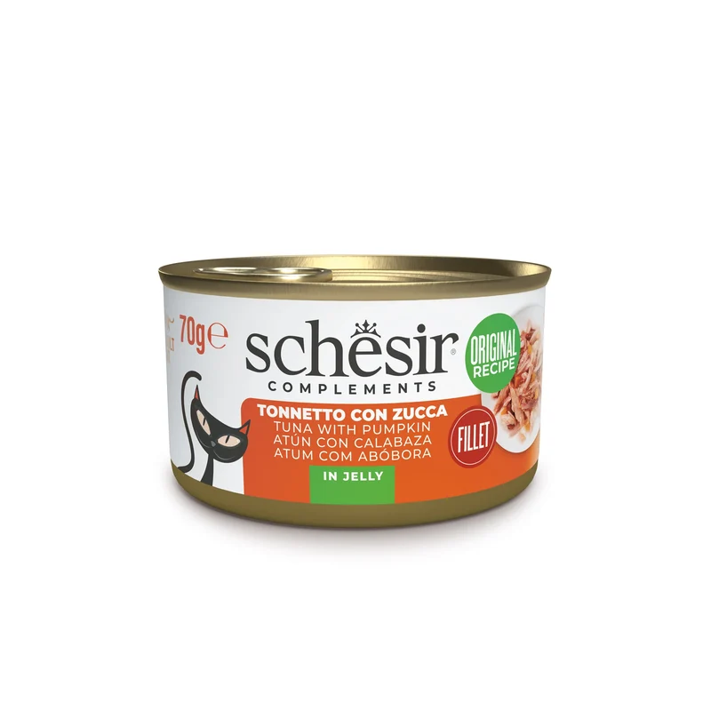Schesir Tonnetto con Zucca in Gelatina 70g - Umido Gatto