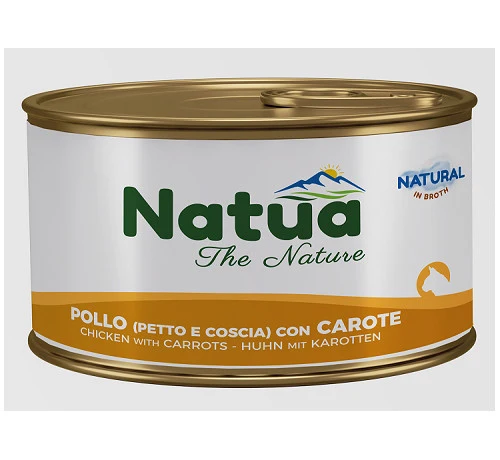 Natua Cat Natural Pollo Carote Broth 85g Lattina