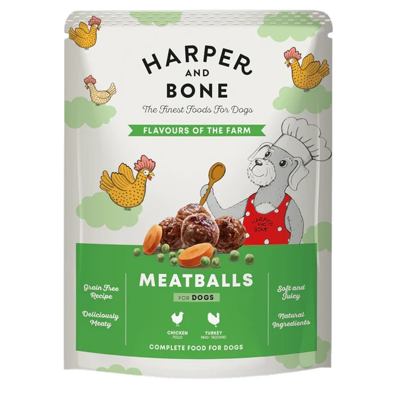 HARPER&BONE Polpette Cane Flavours Farm 300Gr