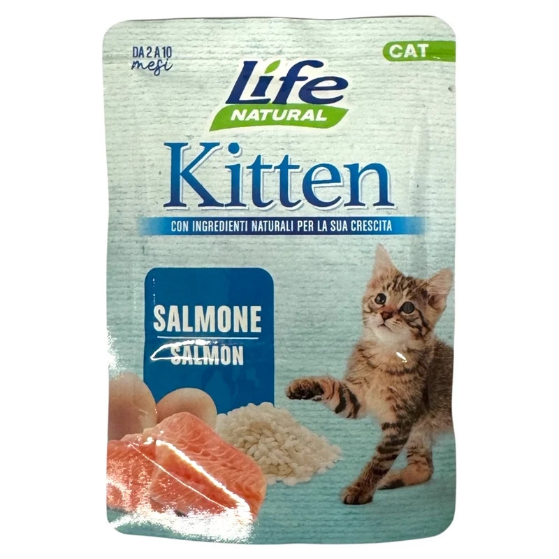 LIFE Cat Kitten Salmone 70gr in busta