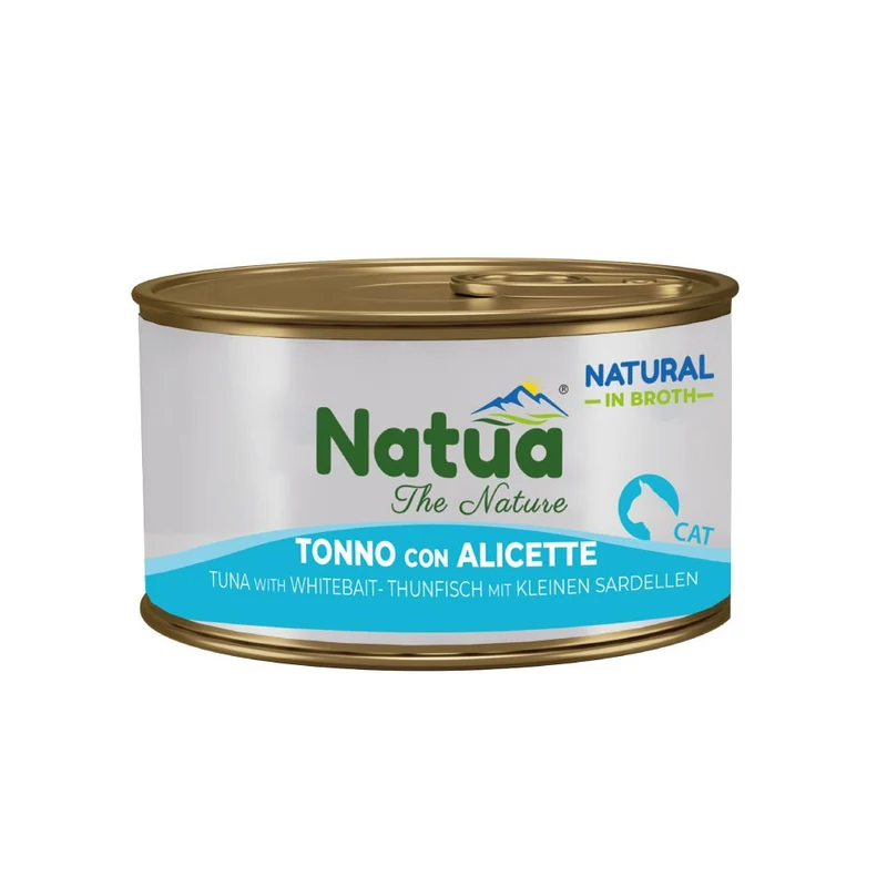 Natua Cat Natural Tonno Alicette Broth 85g Lattina