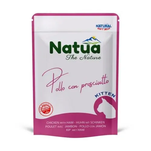 Natua Cat Natural Kitten Pollo Prosciutto Jelly 70g Busta