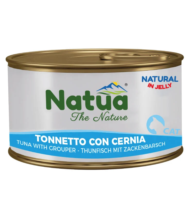 Natua Cat Natural Tonnetto Cernia Jelly 85g Lattina