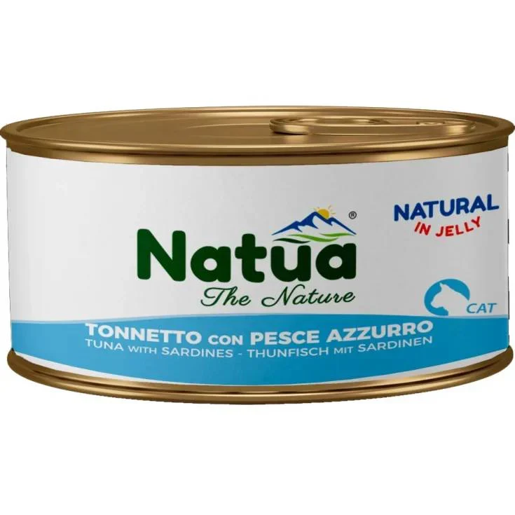 Natua Cat Natural Tonnetto Pesce Azzurro Jelly 85g Lattina