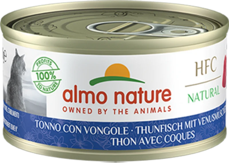 Almo Nature HFC Natural Cats - Tonno con Vongole 70g