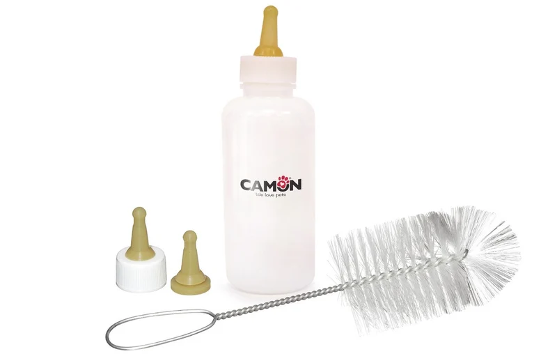 Camon Set Biberon con Spazzolino e Tettarella di Ricambio - 115 ml