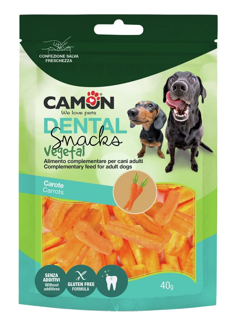 Camon Dental Snack Vegetale Carotine Crispy – 40 g