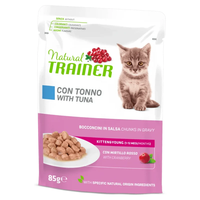 TRAINER Cat Kitten Bocconcini in salsa Tonno 85gr