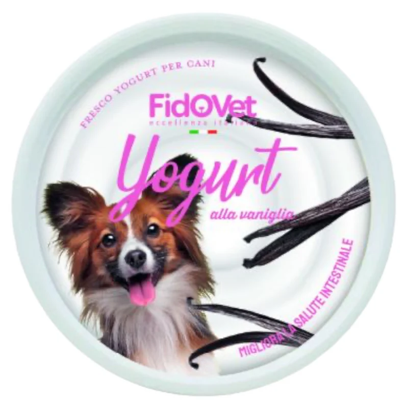 FIDOVET Yogurt alla Vaniglia per cani 40Gr